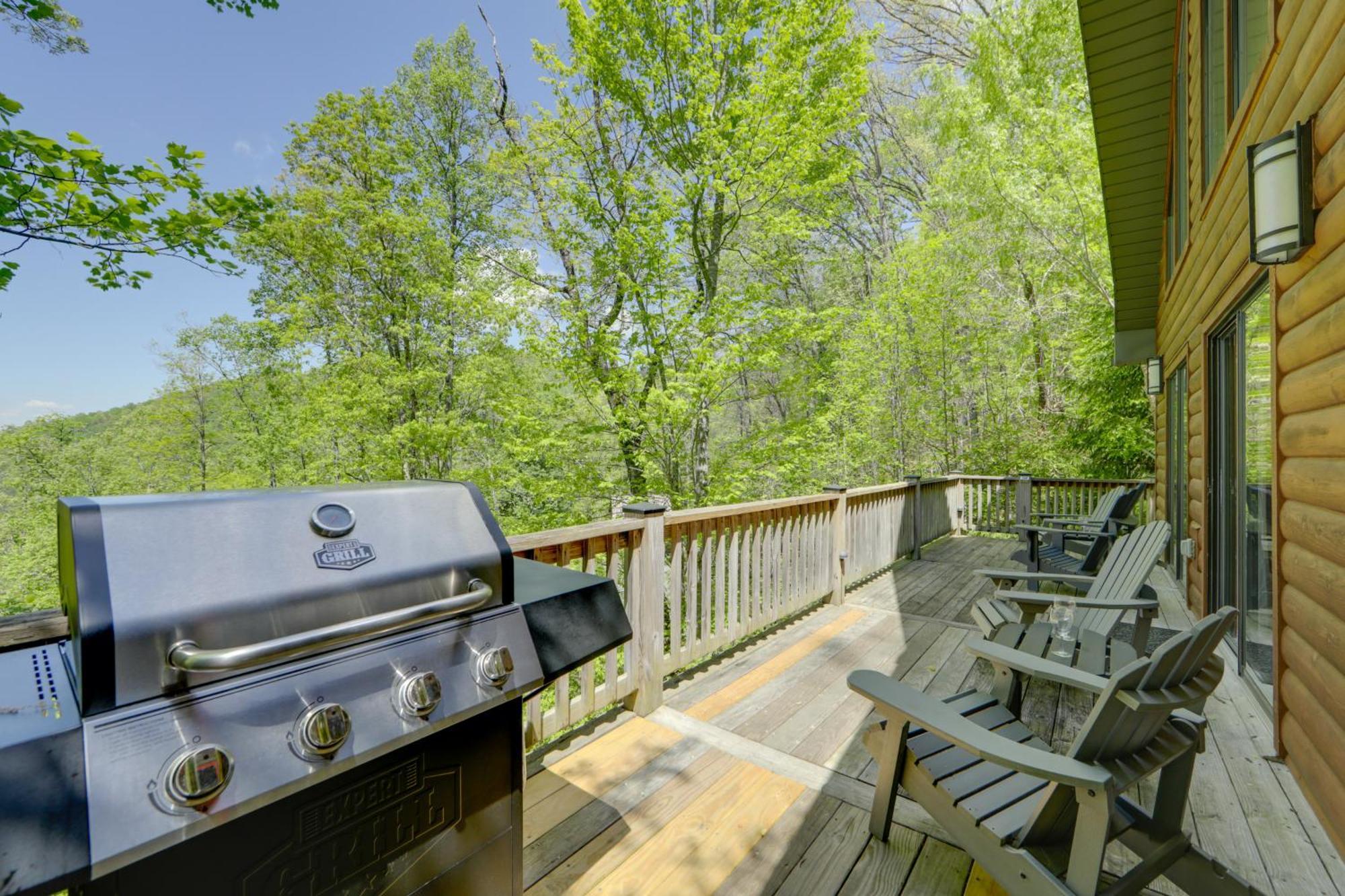Bryson City Cabin With Hot Tub And Mountain Views! Экстерьер фото